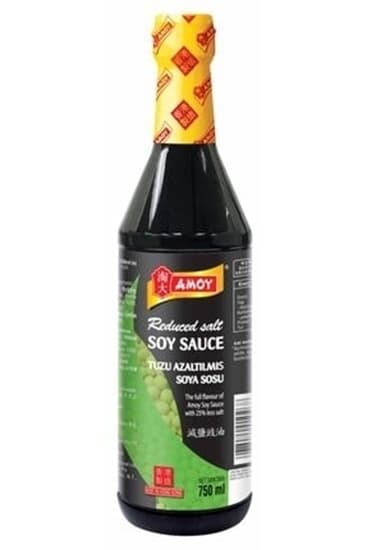 Amoy Soy Sauce Tuzu Azaltımıs Soya Sos 750ml