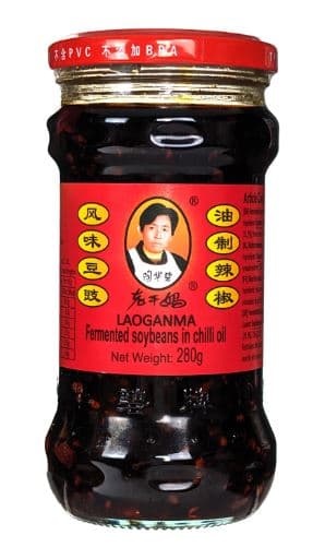 Laoganma Fermente Edilmiş Soya Fasulyeli Biber Sosu280g