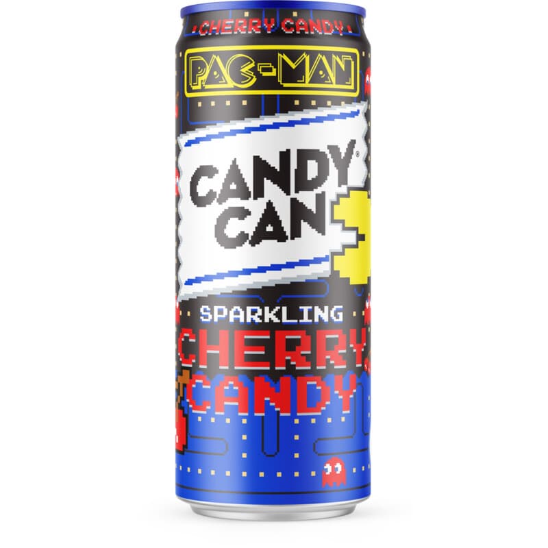 Pac Man Candy Can Cherry Candy